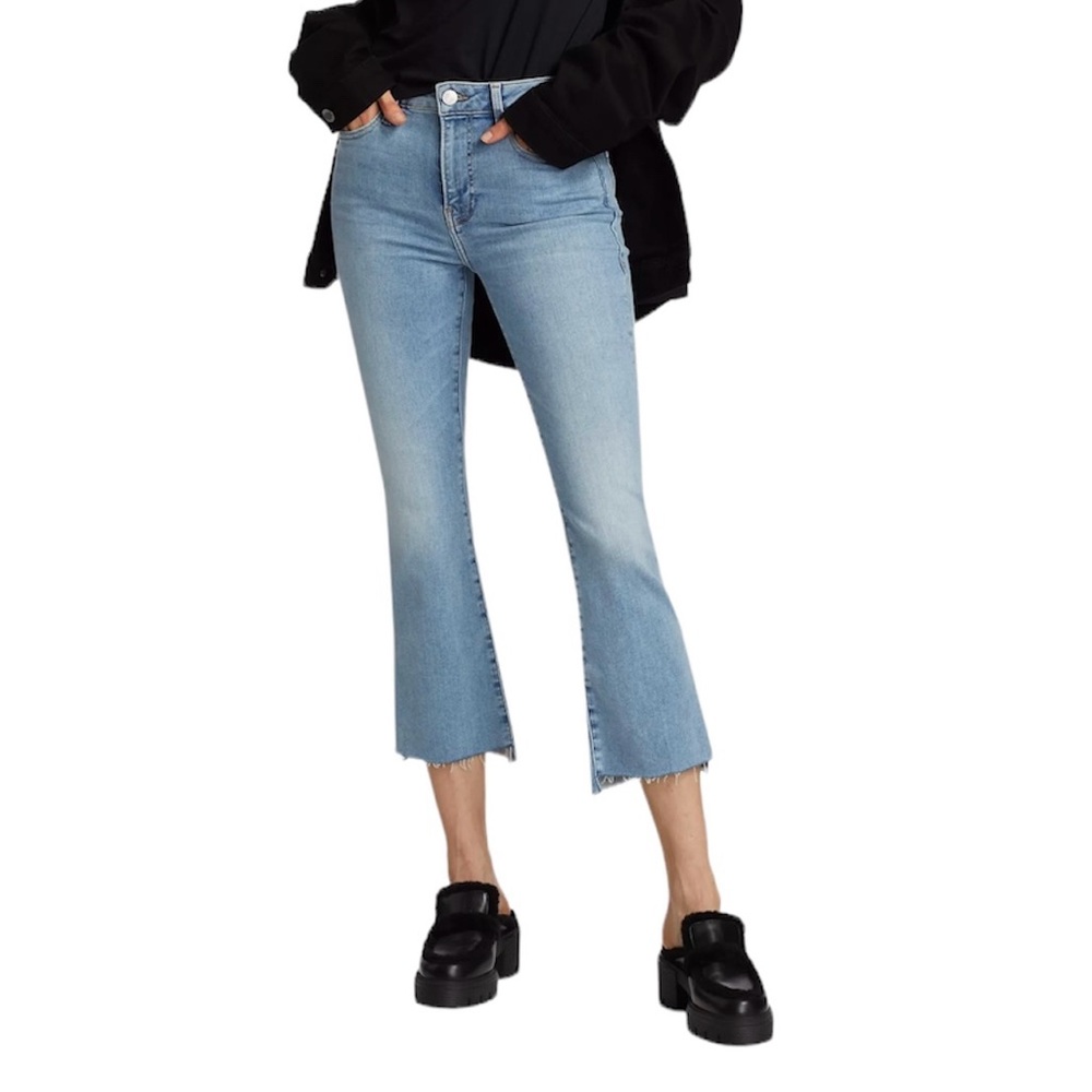 Frame Denim Le Crop Mini Boot in Columbus